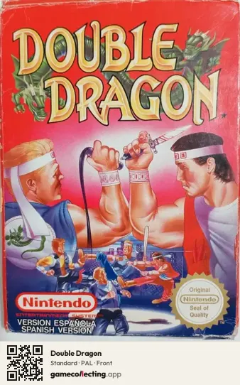 Double Dragon Nintendo Entertainment System, PAL box front
