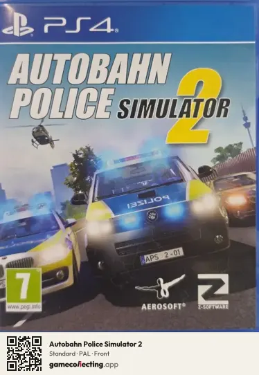 Autobahn Police Simulator 2 PlayStation 4, PAL box front