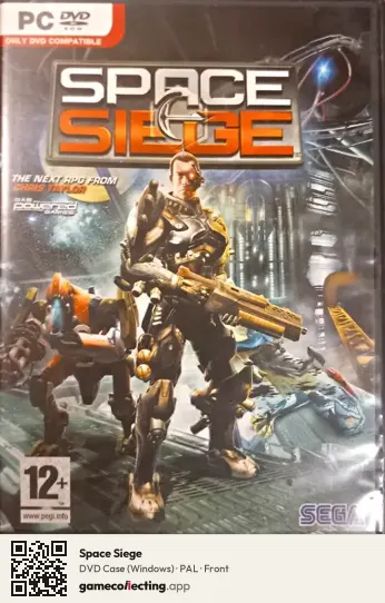 Space Siege Computer, PAL box front