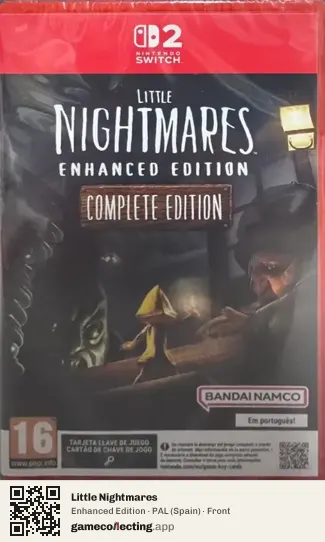 Little Nightmares Nintendo Switch 2, Spain box front