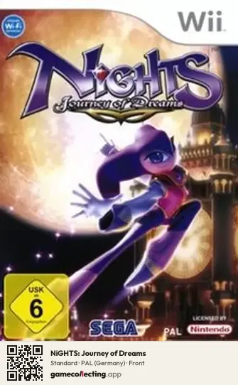 NiGHTS: Journey of Dreams Nintendo Wii, Germany box front
