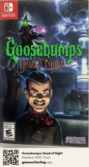Goosebumps: Dead of Night Nintendo Switch, NTSC box front