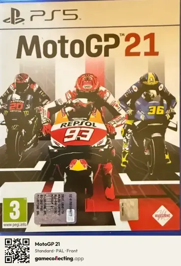 MotoGP 21 PlayStation 5, PAL box front