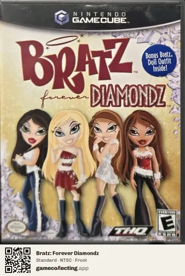 Bratz: Forever Diamondz Nintendo GameCube, NTSC box front