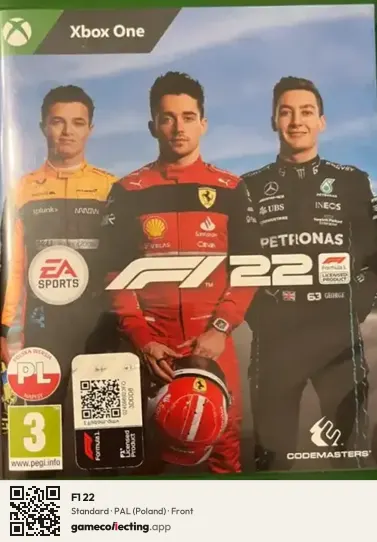 F1 22 Xbox One, Poland box front