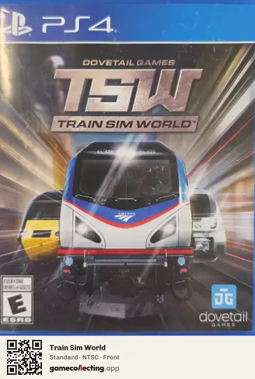 Train Sim World PlayStation 4, NTSC box front