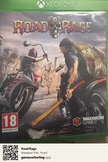 Road Rage Xbox One, PAL box front