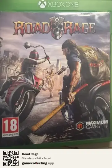 Road Rage Xbox One, PAL box front