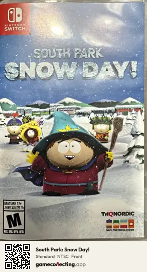 South Park: Snow Day! Nintendo Switch, NTSC box front