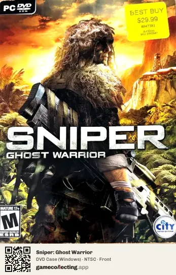 Sniper: Ghost Warrior Computer, NTSC box front