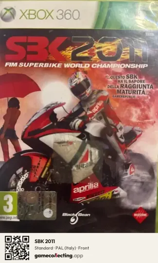 SBK 2011 Xbox 360, Italy box front