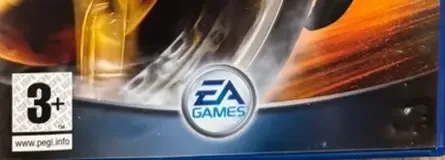 Need for Speed Underground 2, the PEGI square on its front
