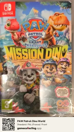 PAW Patrol: Dino World Nintendo Switch, France box front