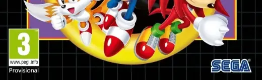 Sonic Origins Plus, the PEGI square on its front