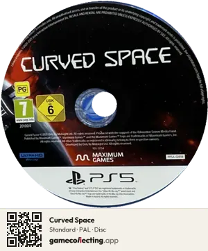 Curved Space PlayStation 5, PAL disc