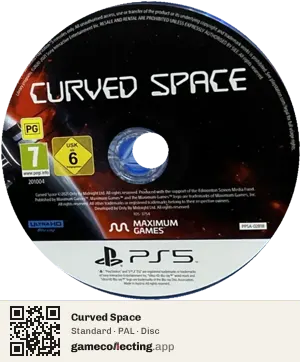 Curved Space PlayStation 5, PAL disc