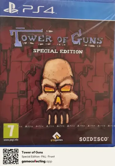 Tower of Guns PlayStation 4, PAL box front