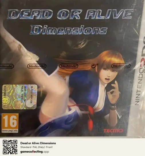Dead or Alive: Dimensions Nintendo 3DS, Italy box front