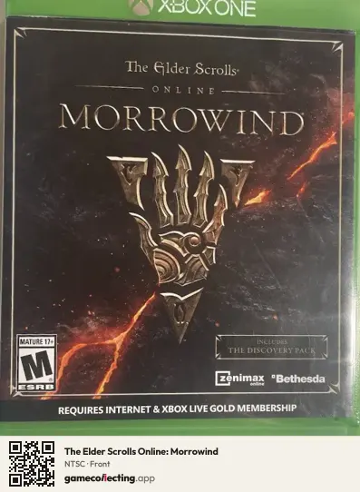 The Elder Scrolls Online: Morrowind Xbox One, NTSC box front