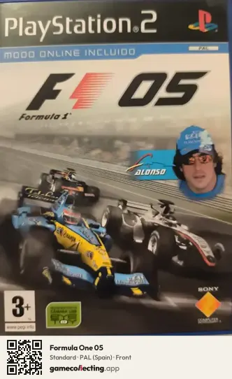 Formula One 05 PlayStation 2, Spain box front