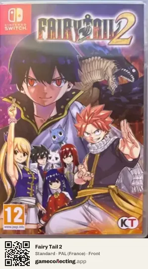 Fairy Tail 2 Nintendo Switch, France box front