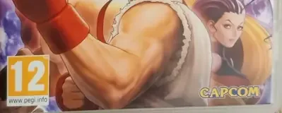 Street Fighter 30th Anniversary Collection, the PEGI square on its front