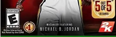 NBA 2K17, the ESRB box on its front