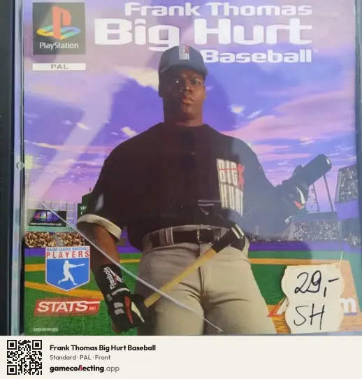 Frank Thomas Big Hurt Baseball PlayStation, PAL box front