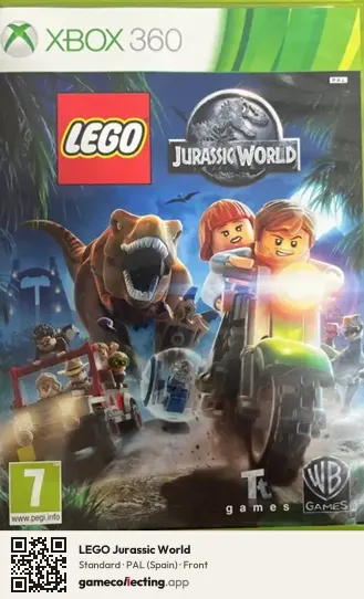 LEGO Jurassic World Xbox 360, Spain box front