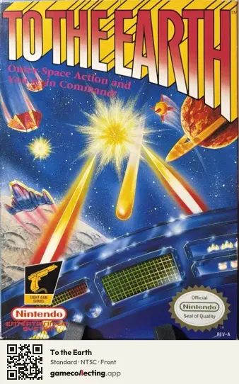 To the Earth Nintendo Entertainment System, NTSC box front