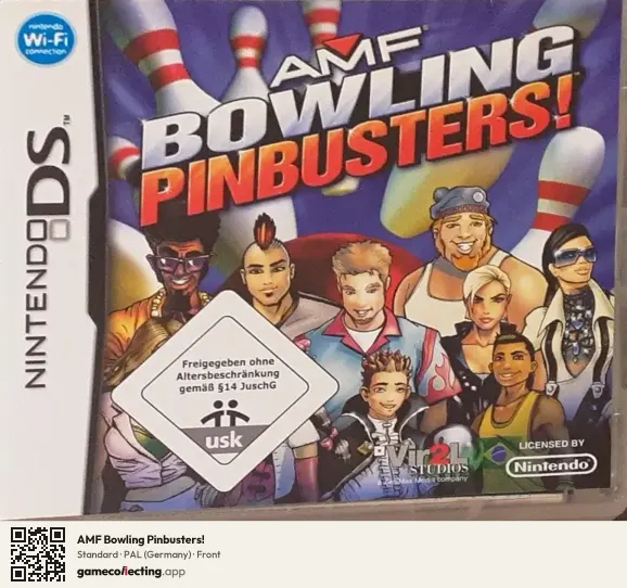 AMF Bowling Pinbusters! Nintendo DS, Germany box front