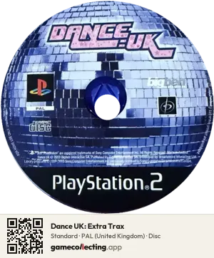 Dance UK: Extra Trax PlayStation 2, PAL disc