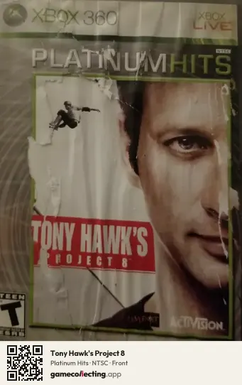 Tony Hawk's Project 8 Xbox 360, NTSC box front