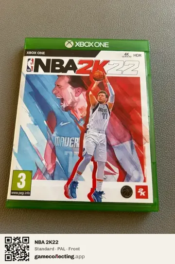 NBA 2K22 Xbox One, PAL box front