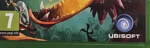 Rayman Legends, the PEGI square on its front