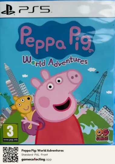 Peppa Pig: World Adventures PlayStation 5, PAL box front
