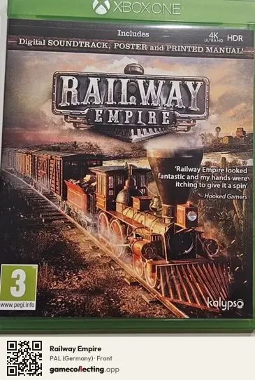 Railway Empire Xbox One, Germany box front