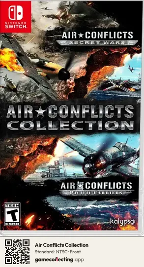 Air Conflicts Collection Nintendo Switch, NTSC box front
