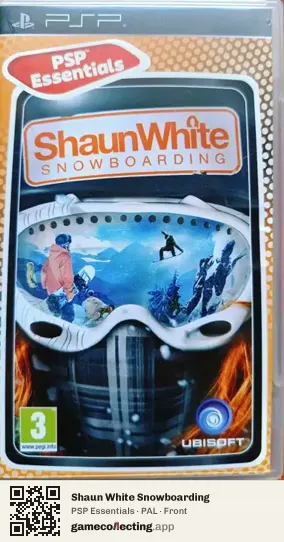 Shaun White Snowboarding PlayStation Portable, PAL box front