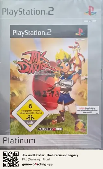 Jak and Daxter: The Precursor Legacy PlayStation 2, Germany box front