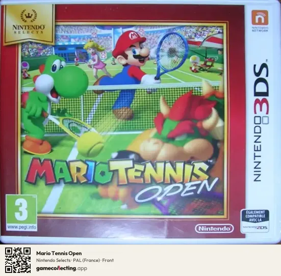 Mario Tennis Open Nintendo 3DS, France box front