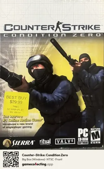 Counter-Strike: Condition Zero Computer, NTSC box front