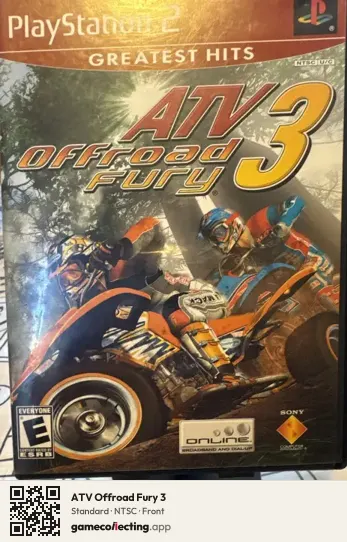 ATV Offroad Fury 3 PlayStation 2, NTSC box front