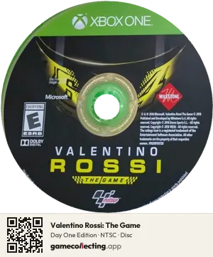 Valentino Rossi: The Game Xbox One, NTSC disc