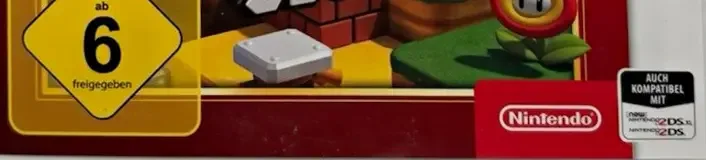 Super Mario 3D Land, the USK square on its front
