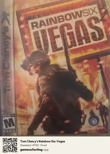Tom Clancy's Rainbow Six: Vegas PlayStation 3, NTSC box front