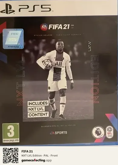 FIFA 21 PlayStation 5, PAL box front