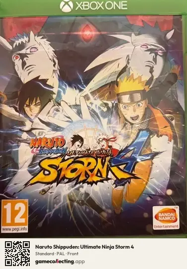 Naruto Shippuden: Ultimate Ninja Storm 4 Xbox One, PAL box front