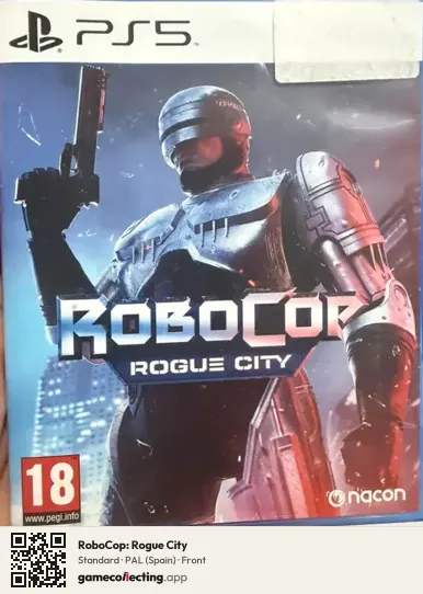 RoboCop: Rogue City PlayStation 5, Spain box front
