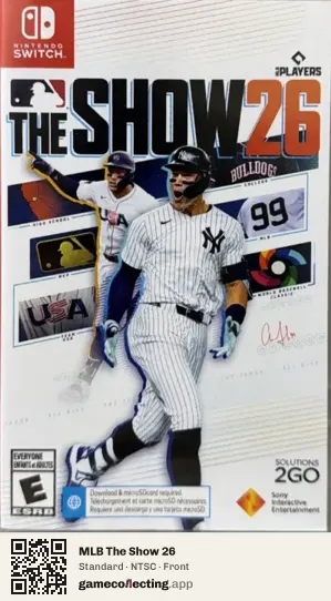 MLB The Show 26 Nintendo Switch, NTSC box front